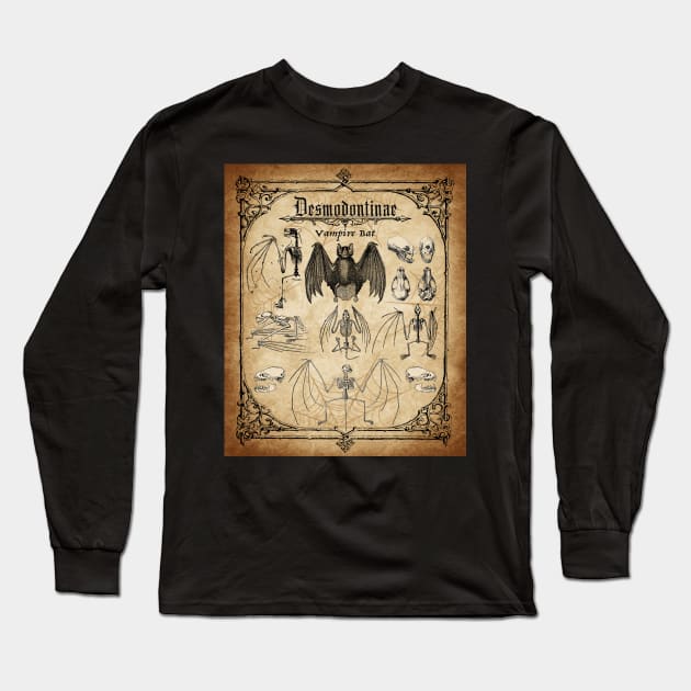 Halloween Vampire Bat Long Sleeve T-Shirt by RavenWake